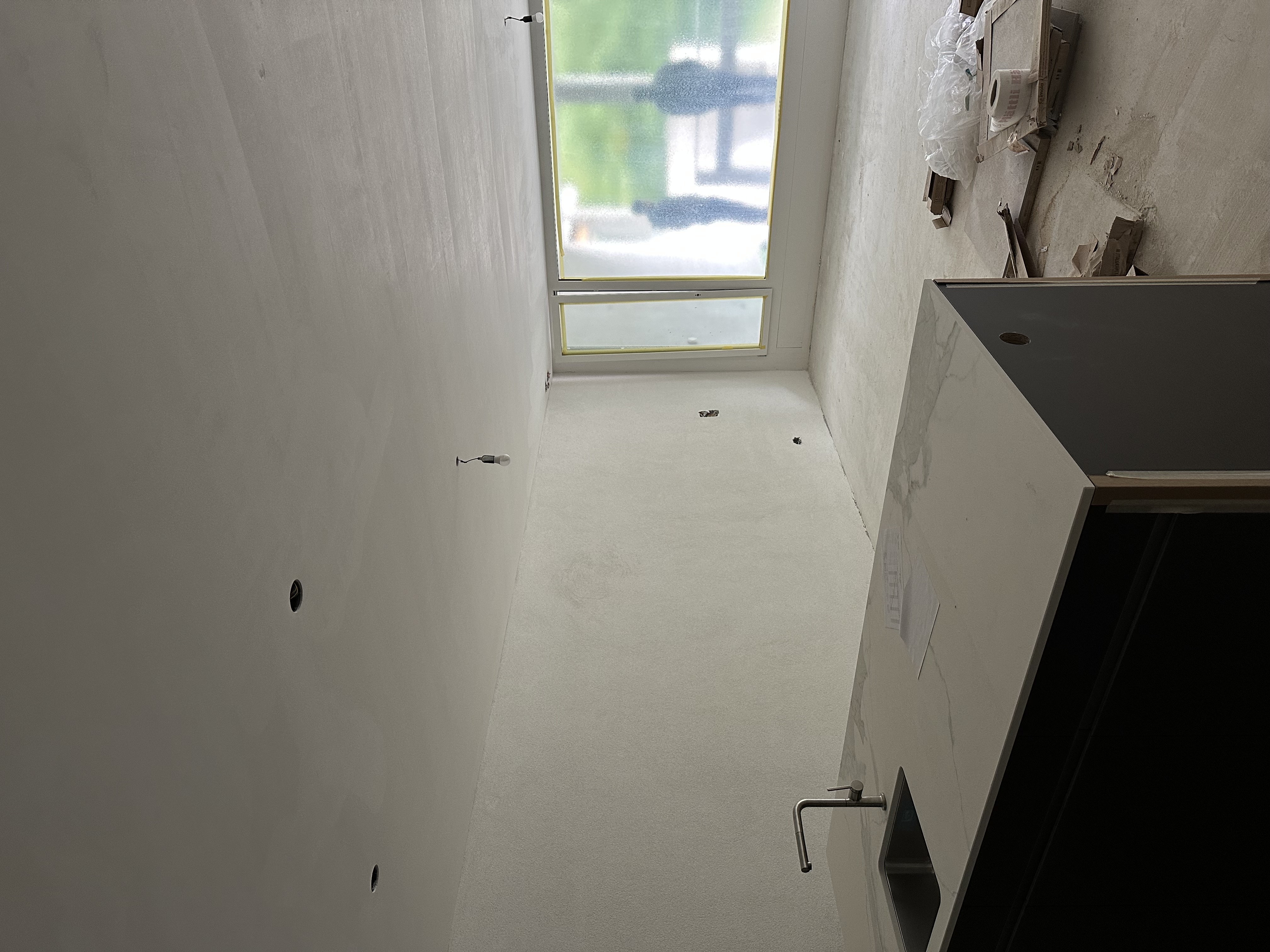 Innenaufnahme Baustand Waldblick